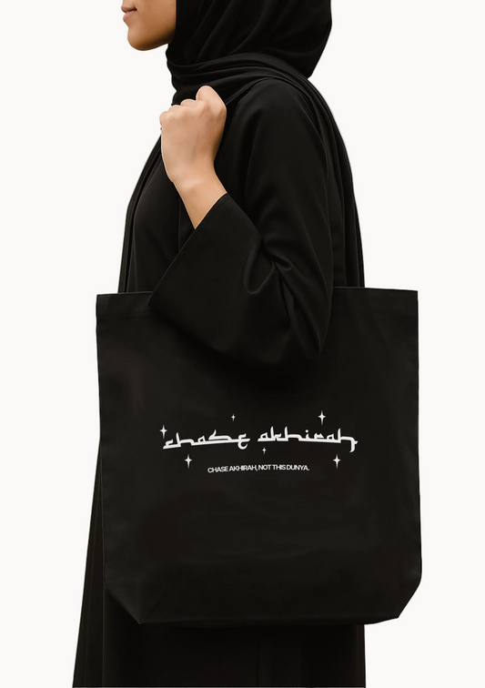 Chase Akhirah Stars Tote Bag - Black