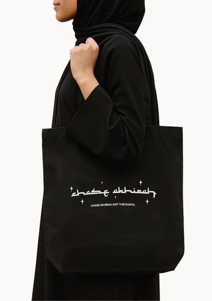 Chase Akhirah Stars Tote Bag - Black
